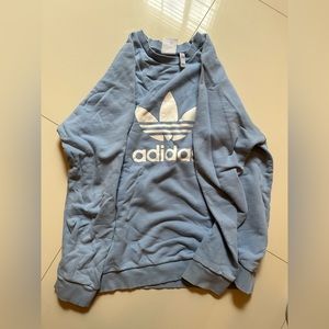 men’s adidas crew neck sweatshirt large